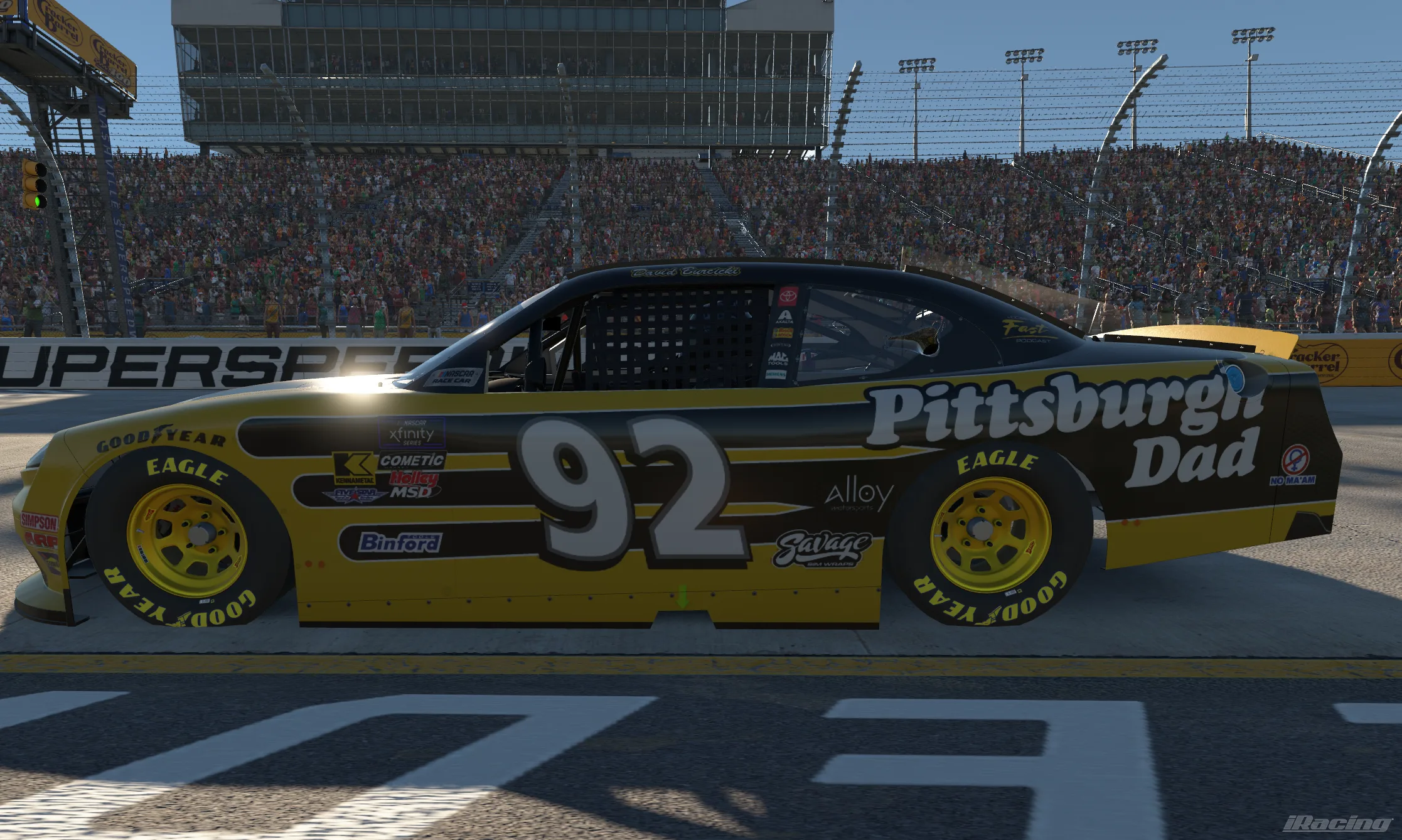 David Burcicki car