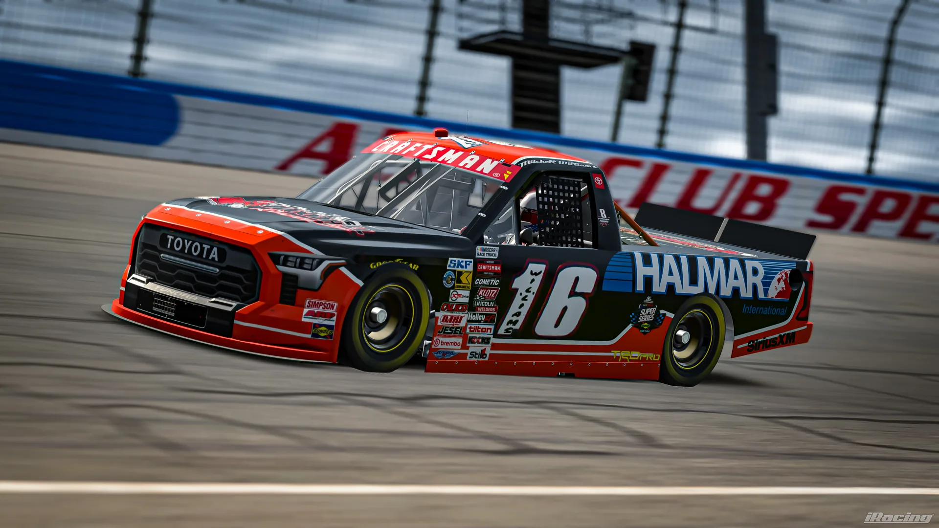 Mitchell Williams's paint scheme