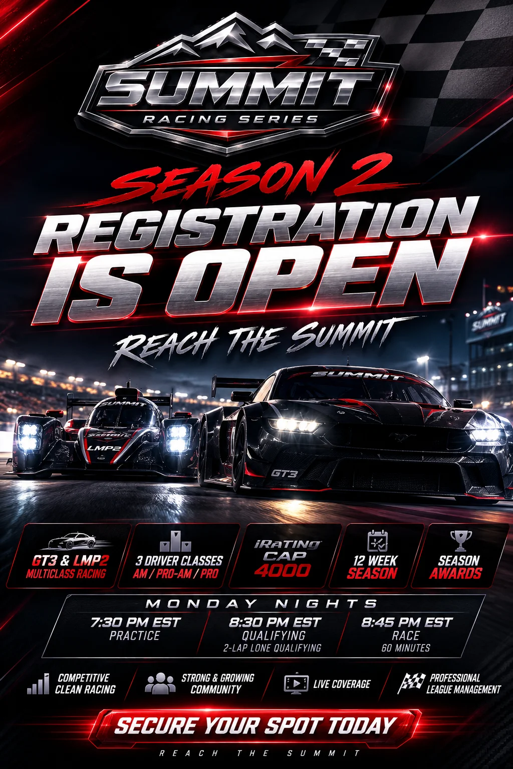 SEASON 2 REGISTRATION OPEN
